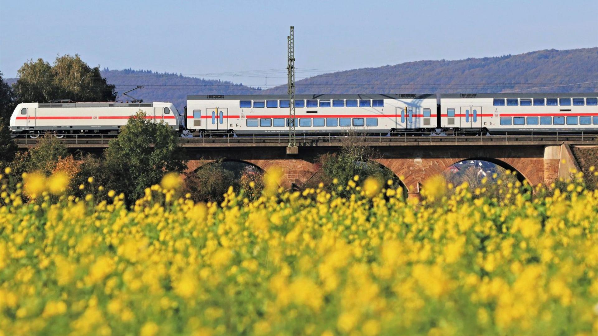 IC 2, Weserflutbrücke bei Minden