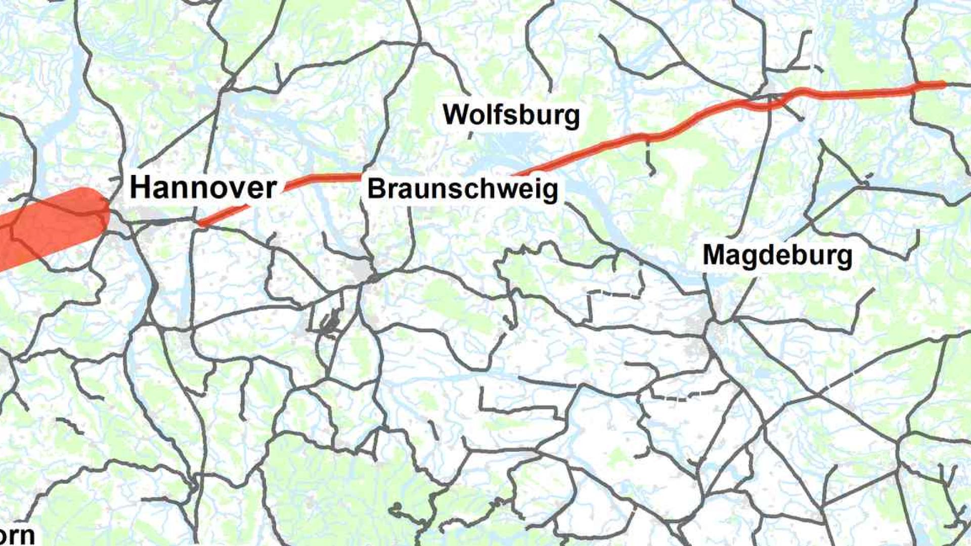 Planungsraum aus dem Projektinformationssystem (Prins) zum Bundesverkehrswegeplan 2030